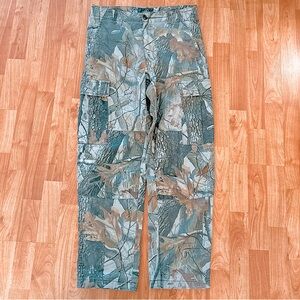 Vintage Realtree Hardwoods Camo Camouflage Utility Cargo Pants Size Small 32x29